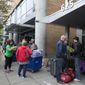 In this Sept. 21, 2017, photo, students settle into their dorm at Portland State University in Portland, Ore. (Beth Nakamura/The Oregonian via AP) ** FILE **