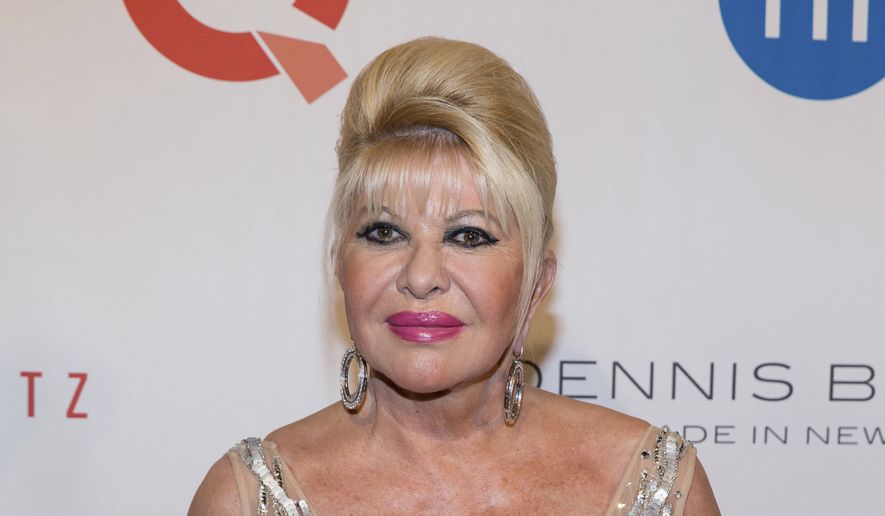 In this May 9, 2016, file photo, Ivana Trump, ex-wife of President Donald Trump, attends the Fashion Institute of Technology Annual Gala benefit in New York. (Photo by Michael Zorn/Invision/AP, File)