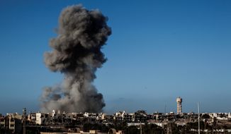 American fighter jets are pounding Islamic State areas in Libya. The terrorist group is gaining a new foothold in the North African nation, particularly the strategically located city of Sirte. (Associated Press)