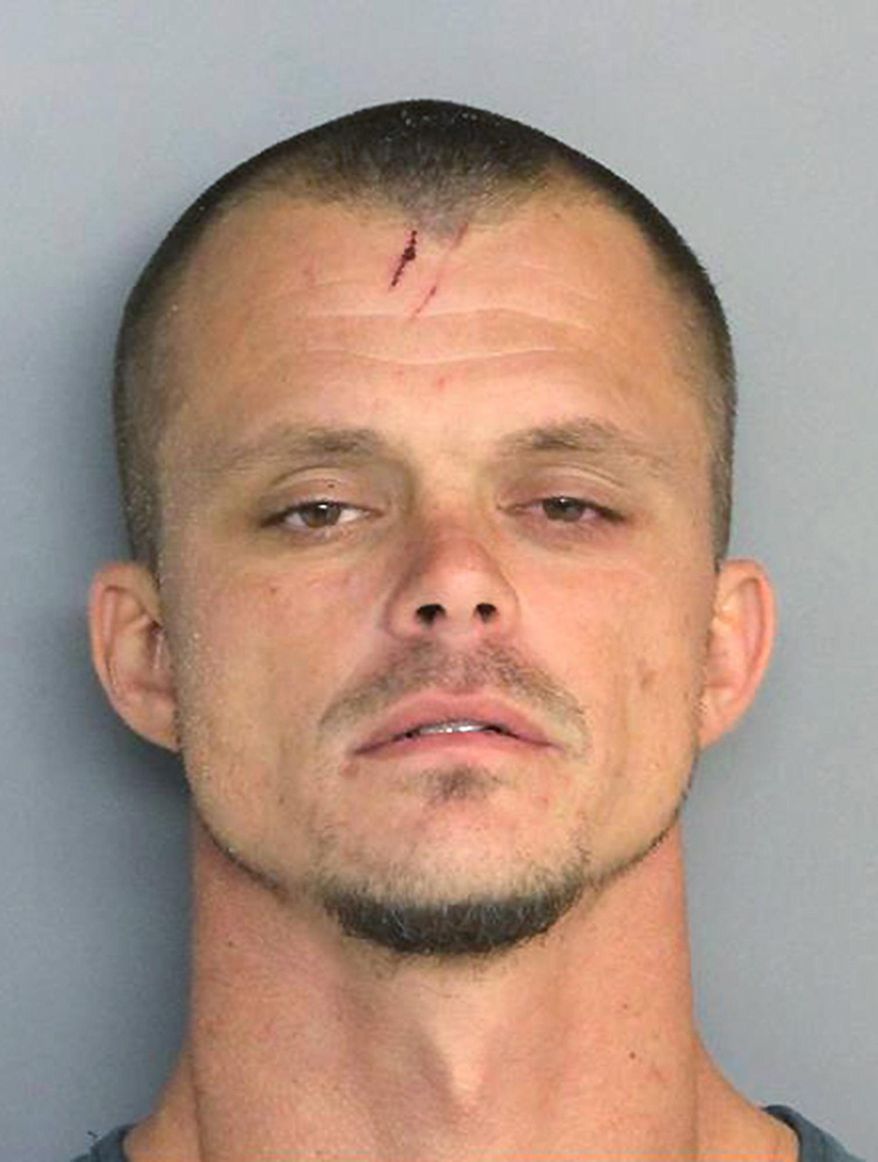 FILE - This April 14, 2016, file photo provided by the Aiken County, S.C., Sheriff's Office, shows Steven James Murray of Jacksonville, Fla. Murray is charged in the killing a Florida priest and told The Associated Press in a phone call from jail on Tuesday, Oct. 11, 2017, that he has reached an agreement with prosecutors to plead guilty in the death of the Rev. Rene Robert. (Aiken County Sheriff's Office via AP, File)