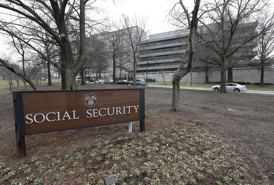 The Social Security Administration&#39;s main campus is seen in Woodlawn, Md., on  Jan. 11, 2013. (Associated Press) **FILE**