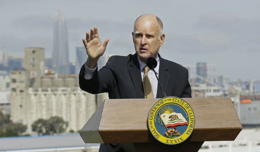 &quot;Depriving any student of higher education opportunities should not be done lightly, or out of fear of losing state or federal funding,&quot; California Gov. Jerry Brown said.