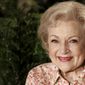 Actress Betty White poses for a portrait on the set of the television show &quot;Hot in Cleveland&quot; in Studio City section of Los Angeles on Wednesday, June 9, 2010. (AP Photo/Matt Sayles)