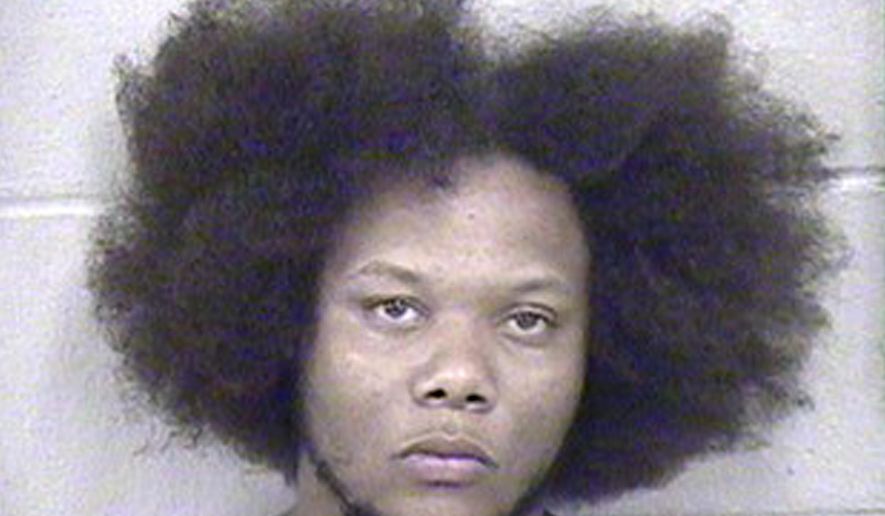 This undated photo provided by the Jackson County Detention Center in Jackson County, Missouri shows Anthony Laron Roberts Jr. Roberts is suspected of fatally shooting three people Oct. 1, 2017 in a popular downtown area of Lawrence, Kan. Lawrence police said in a news release that the U.S. Marshals took 20-year-old Anthony Laron Roberts Jr. into custody in Kansas City, Missouri, on Wednesday, Oct. 18. (Jackson County Detention Center via AP)