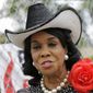 Rep. Frederica Wilson, D-Fla., talks to reporters, Wednesday, Oct. 18, 2017, in Miami Gardens, Fla. Wilson is standing by her statement that President Donald Trump told Myeshia Johnson, the widow of Sgt. La David Johnson killed in an ambush in Niger, that her husband &amp;quot;knew what he signed up for.&amp;quot; In a Wednesday morning tweet, Trump said Wilson's description of the call was &amp;quot;fabricated.&amp;quot; (AP Photo/Alan Diaz)