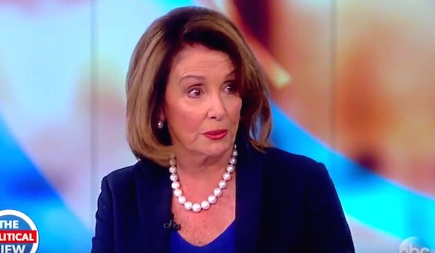 Rep. Nancy Pelosi of California appears on ABC's "The View