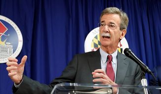 In this June 12, 2017 file photo, Maryland Attorney General Brian Frosh speaks during a news conference in Washington. (Associated Press)
