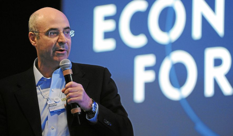 William F. Browder, Chief Executive Officer Hermitage Capital Management, asks questions during the session 'Russia's Next Steps to Modernization' at the Annual Meeting 2011 of the World Economic Forum in Davos, Switzerland, January 27, 2011. Copyright by World Economic Forum swiss-image.ch/Photo by Michael Wuertenberg