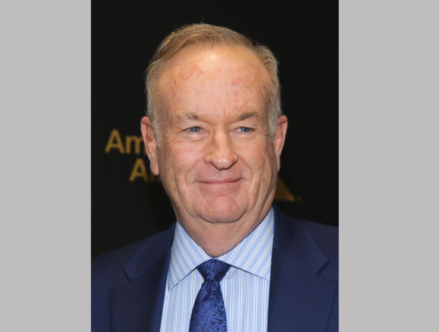 Bill O'Reilly attends The Hollywood Reporter's "35 Most Powerful People in Media" celebration at the Four Seasons Restaurant on Wednesday, April 6, 2016, in New York. William Morris Entertainment announced Thursday that it would not be working with the former Fox News host and best-selling author on “future deals.” The agency said it would honor projects “under contract.” O’Reilly has for years been one of the most popular nonfiction writers in the country. He has sold millions of copies through his historical “Killing” series, including “Killing Kennedy” and “Killing Lincoln.” (Photo by Andy Kropa/Invision/AP)