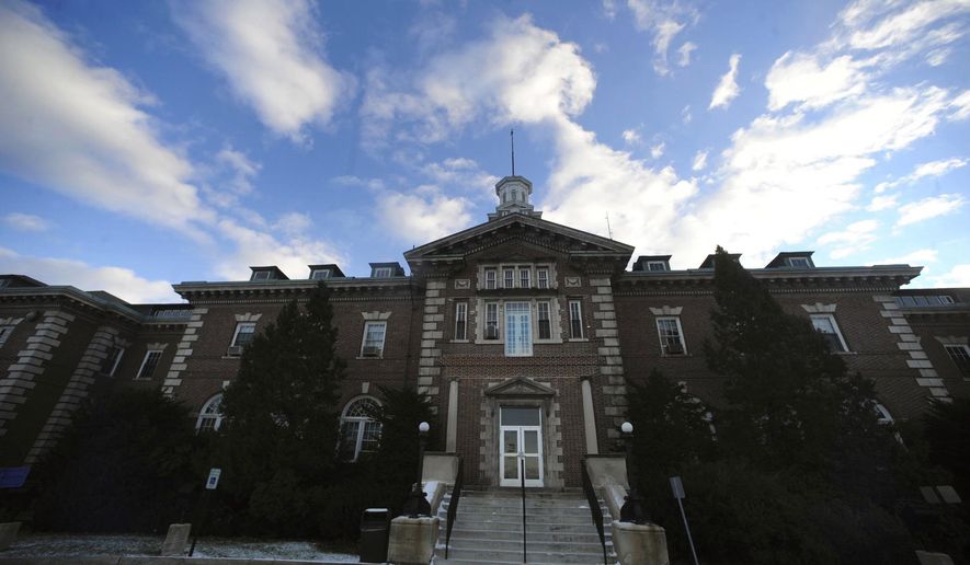 This undated photo shows the Allentown State Hospital in Allentown, Pa. The empty mental hospital will be full when M. Night Shyamalan's upcoming film "Glass" starts shooting there. (Kevin Mingora/The Morning Call via AP)