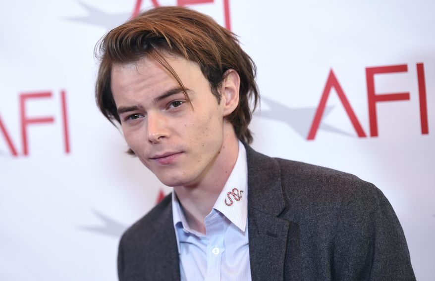 In this Jan. 6, 2017, file photo, Charlie Heaton arrives at the AFI Awards at the Four Seasons Hotel in Los Angeles. (Photo by Chris Pizzello/Invision/AP, File)