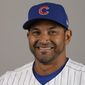 FILE - This Tuesday, Feb. 21, 2017, file photo shows Chicago Cubs bench coach Dave Martinez. A person with knowledge of the deal tells The Associated Press, Sunday, Oct. 29, 2017, that the Washington Nationals and Martinez have agreed to a managerial contract for three years plus an option. (AP Photo/Morry Gash, File) **FILE**