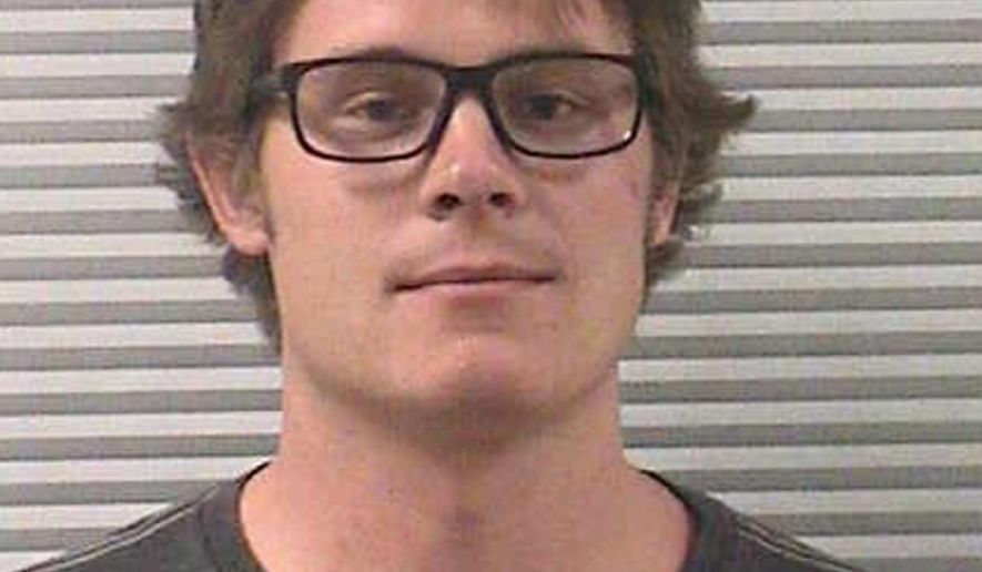 In this undated photo released by the Cache County Sheriff's Office shows Christopher Richard Poulson in Logan , Utah. Poulson has been charged with two counts of aggravated murder in the deaths of his girlfriend Emily Almiron and her 3-year-old son, Gabriel. Charging documents unsealed Monday, Oct. 30, 2017, say the bodies of Emily and Gabriel Almiron and have never been found. Authorities believe her boyfriend killed them, wrapped their bodies in sheets and dumped them somewhere. (Cache County Sheriff's Office via AP)