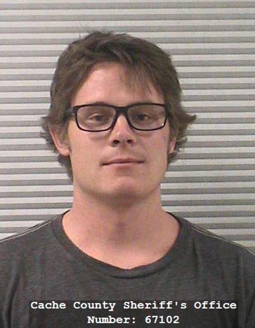 In this undated photo released by the Cache County Sheriff's Office shows Christopher Richard Poulson in Logan , Utah. Poulson has been charged with two counts of aggravated murder in the deaths of his girlfriend Emily Almiron and her 3-year-old son, Gabriel. Charging documents unsealed Monday, Oct. 30, 2017, say the bodies of Emily and Gabriel Almiron and have never been found. Authorities believe her boyfriend killed them, wrapped their bodies in sheets and dumped them somewhere. (Cache County Sheriff's Office via AP)