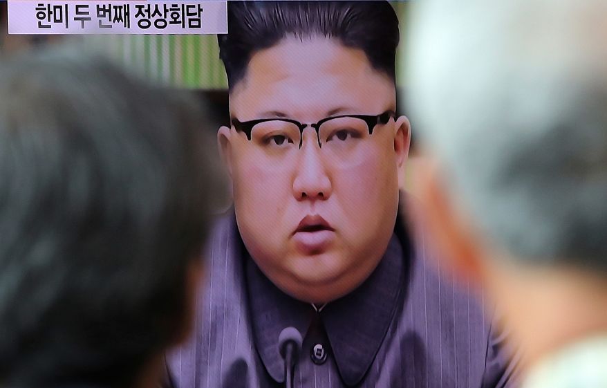 North Korean leader Kim Jong-un, shown here on state television, is not fully aware of the U.S. military might, a high-level defector says. (Associated Press/File)