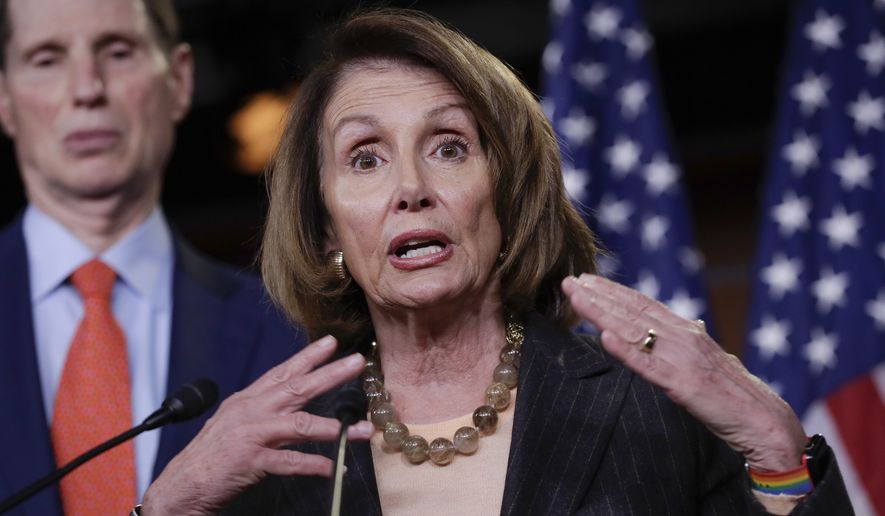 House Minority Leader Nancy Pelosi defended Rep. John Conyers Jr. but on Wednesday put some serious distance between herself and the congressman. (Associated Press/File)