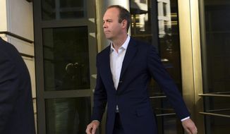 In this Oct. 30, 2017, photo, Rick Gates leaves federal court in Washington, Monday, Oct. 30, 2017. Inside Trump Tower, some knew Gates as “the walking dead.” He had somehow survived the ouster of his closest campaign ally, chairman Paul Manafort, and Donald Trump himself had ordered Gates off the campaign more than once. Yet Gates, Manafort’s longtime deputy, maintained a significant role in Trump’s presidential campaign. He went on to manage Trump’s $107-million inauguration fund. And he would soon become a regular visitor to the White House.(AP Photo/Susan Walsh)