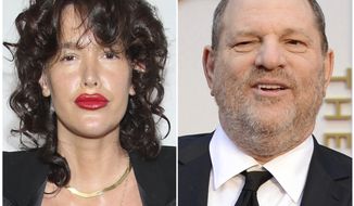 This combination of two file photos shows actress Paz de la Huerta and film producer Harvey Weinstein. De la Huerta&#39;s attorneys say a subpoena in the Harvey Weinstein rape investigation requesting all medical treatment records from her therapist is too broad and she should have a chance to review them before turning it over to prosecutors. De la Huerta told police on Oct. 25, 2017 the Weinstein raped her twice in 2010. (AP Photo/Omar Vega, de la Heurta; Jordan Strauss, Weinstein)