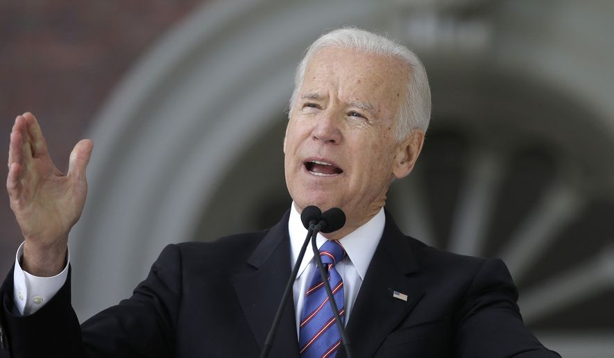 Former Vice President Joseph R. Biden prepares to kick off a book tour this week, just as Democrats think about whom they want to ride into the 2020 presidential election. (Associated Press/File)