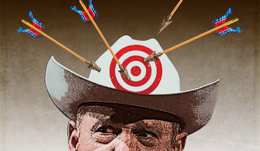 Target of the Democrats Illustration by Greg Groesch/The Washington Times