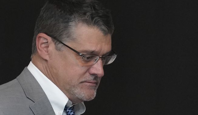 Fusion GPS co-founder Glenn Simpson decided last week to invoke the Fifth Amendment rather than testify under subpoena before a special House Republican task force that is collecting evidence to show an extensive, election year, anti-Trump conspiracy. (Associated Press/File)