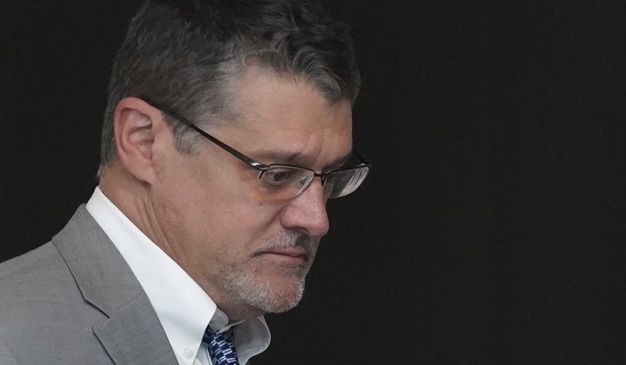 Fusion GPS co-founder Glenn Simpson decided last week to invoke the Fifth Amendment rather than testify under subpoena before a special House Republican task force that is collecting evidence to show an extensive, election year, anti-Trump conspiracy. (Associated Press/File)