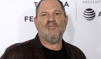 FILE - In this April 28, 2017 file photo, Harvey Weinstein attends the &amp;quot;Reservoir Dogs&amp;quot; 25th anniversary screening during the 2017 Tribeca Film Festival in New York. An unnamed actress has sued Harvey Weinstein for sexual battery over a pair of incidents in which she alleges the film producer forced her into sexual situations in 2015 and 2016. (Photo by Charles Sykes/Invision/AP, File)
