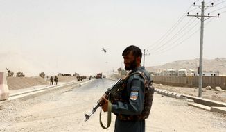 The combat situation in Afghanistan remains a stalemate, with the central government in Kabul not ceding any territory to the Taliban while not making any significant gains against the terrorist group over the past year. (Associated Press)
