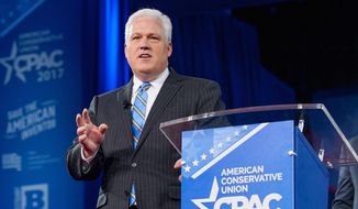 The American Conservative Union Foundation chairman Matt Schlapp, seen at CPAC 2017, will host &quot;Asian CPAC&quot; in Tokyo next month. The conference will include discussions on economic and military security. (The Washington Times) ** FILE **
