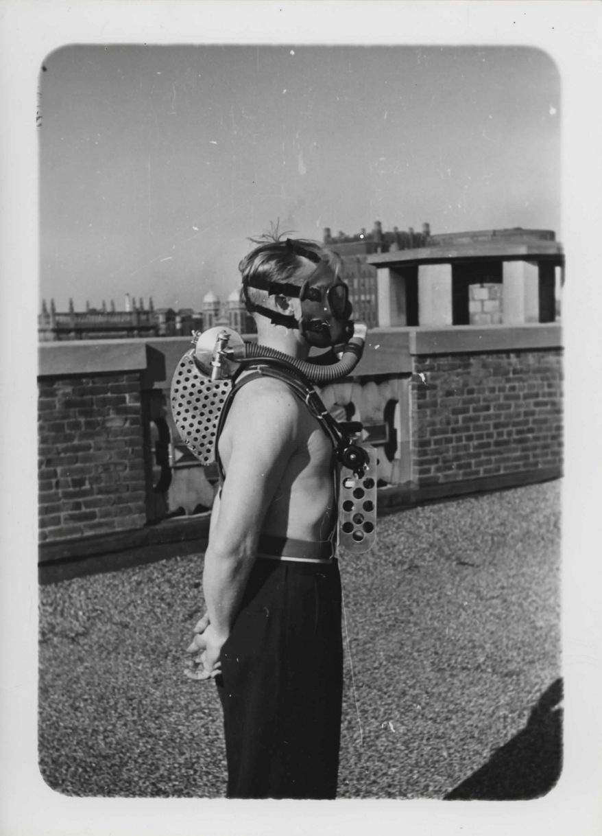 Christian Lambertsen became known as the "Father of American Combat Swimming." (OSS Society)