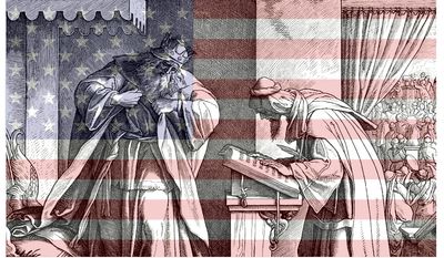 Illustration on King Josiah hearing the reading of the law    The Washington Times