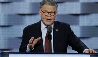 Two women are alleging that Al Franken touched their buttocks during events for his first campaign for Senate. (AP Photo/J. Scott Applewhite, File)