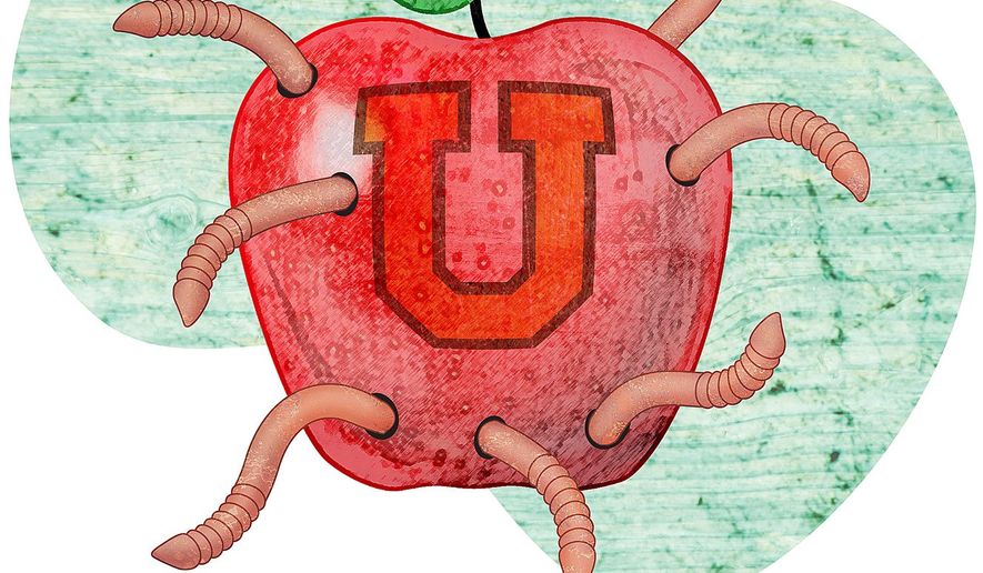 Corruption in Colleges Illustration by Greg Groesch/The Washington Times