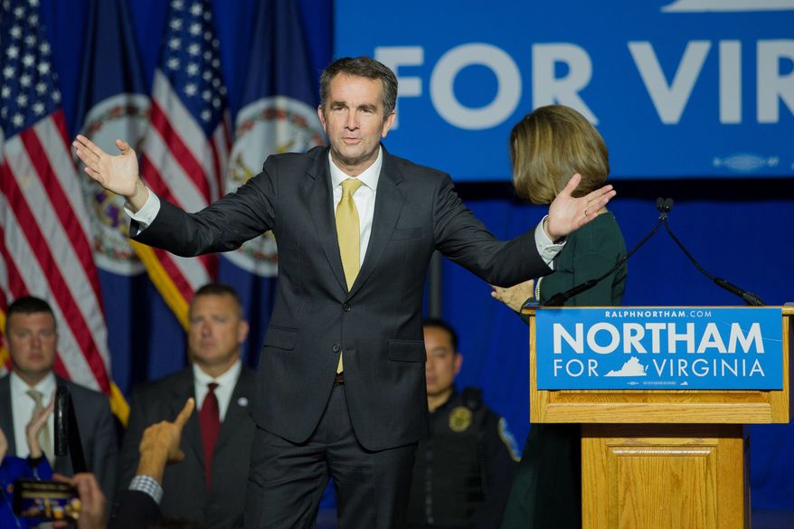 Virginia Gov.-elect Ralph Northam won a landslide victory earlier this month. Party activists are hopeful that they can erode the GOP advantage ahead of the census. (Associated Press)