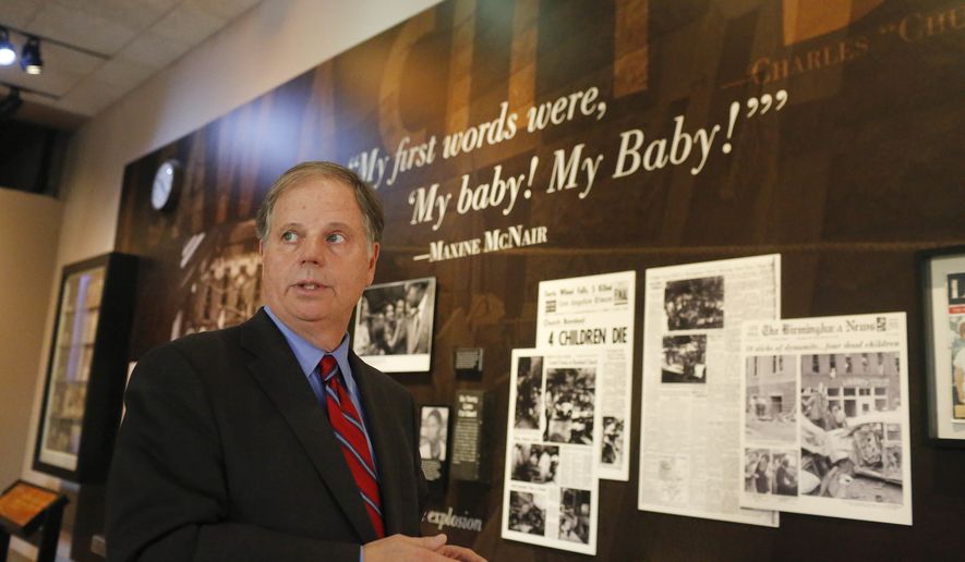 Alabama Republicans have been merciless in attacking Democrat Doug Jones over his stance on abortion in the U.S. Senate race. (Associated Press/File)
