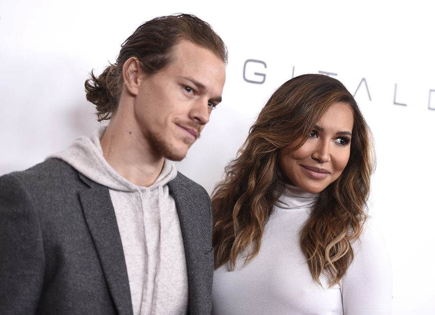 Naya Rivera, an actress on the former hit show "Glee" was charged with domestic battery on her husband, Ryan Dorsey in Chesapeake, W.V., the Kanawha County Sheriff's Office tweeted Sunday, Nov. 26, 2017. (Photo by Jordan Strauss/Invision/AP, File)