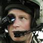 FILE - In this Dec. 12, 2012 file photo Britain&#x27;s Prince Harry or just plain Captain Wales as he is known in the British Army, wears his monocle gun sight as he sits in the front seat of his cockpit at the British controlled flight-line in Camp Bastion southern Afghanistan. Palace officials announced Monday Nov. 27, 2017, Prince Harry and Meghan Markle are engaged, and will marry in the spring. (AP Photo/ John Stillwell, File)