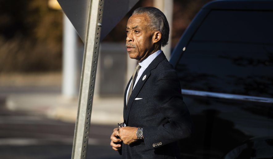 The Rev. Al Sharpton arrives to visit with Rapper Meek Mill at the state correctional institution in Chester, Pa., Monday, Nov. 27, 2017. Mill was sentenced to serve two to four years in prison for violating probation in a nearly decade-old gun and drug case. (AP Photo/Matt Rourke)