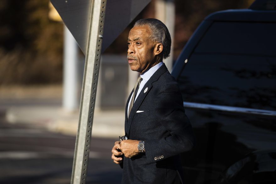 The Rev. Al Sharpton arrives to visit with Rapper Meek Mill at the state correctional institution in Chester, Pa., Monday, Nov. 27, 2017. Mill was sentenced to serve two to four years in prison for violating probation in a nearly decade-old gun and drug case. (AP Photo/Matt Rourke)