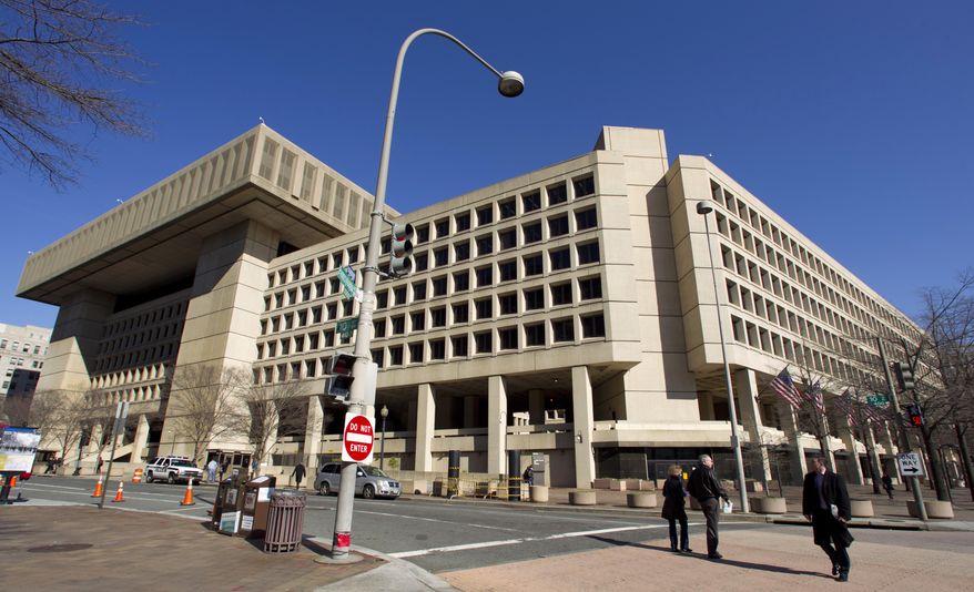 This Feb. 3, 2012, photo shows the FBI headquarters in Washington. (AP Photo/Manuel Balce Ceneta) **FILE**