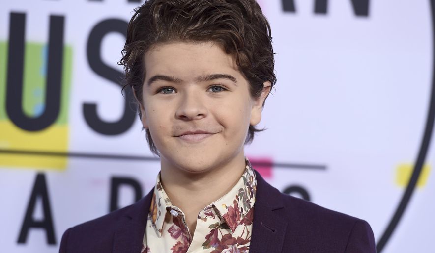 FILE - In this Nov. 19, 2017, file photo, Gaten Matarazzo arrives at the American Music Awards at the Microsoft Theater in Los Angeles. Matarazzo will star in a series of videos aimed at promoting safe driving in his native New Jersey even though he’s not old enough to get behind the wheel himself. (Photo by Jordan Strauss/Invision/AP, File)