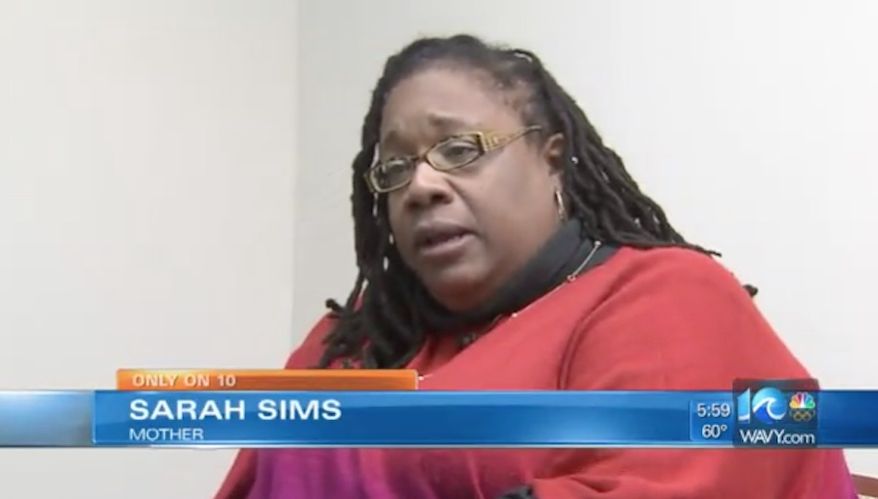 Sarah Sims is facing felony charges after she put a digital audio recorder in her 9-year-old's backpack in an effort to catch her daughter's alleged bullies red-handed. (WAVY-TV)
