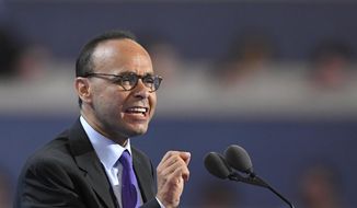 In this July 25, 2016, file photo, Rep. Luis Gutierrez, D-Ill., during the first day of the Democratic National Convention in Philadelphia. Gutierrez will announce he is retiring and won’t seek re-election next year. (AP Photo/Mark J. Terrill)