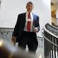Blackwater founder Erik Prince arrives for a closed meeting with members of the House Intelligence Committee, Thursday, Nov. 30, 2017, on Capitol Hill in Washington. (AP Photo/Jacquelyn Martin) ** FILE **
