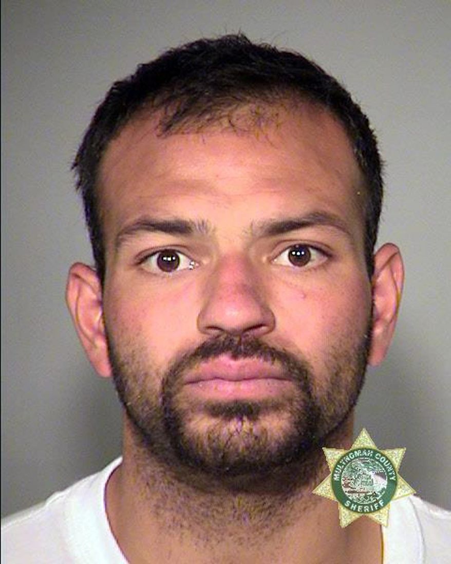 FILE - This undated file photo provided by the Multnomah County Sheriff's office shows Sergio Jose Martinez. Martinez, a Mexican man who has been deported from the United States at least 13 times has been sentenced to 35 years in prison after pleading guilty to assault, kidnapping and other charges in separate attacks on two women on the same day. Martinez received the sentence Friday, Dec. 1, 2017, in Portland, a day after another man in the United States illegally was found not guilty by a jury in San Francisco in the shooting death of a woman that touched off a fierce national immigration debate. (Multnomah County Sheriff's Office via AP, File)