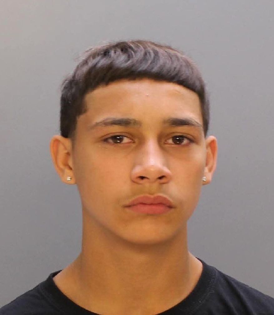 This December 2017 photo provided by the Philadelphia Police Department shows Brandon Conrad, who faces murder, robbery and related charges in a homeless man's death in Philadelphia. Conrad and two other teens were taken into custody Sunday, Dec. 3. (Philadelphia Police Department via AP)