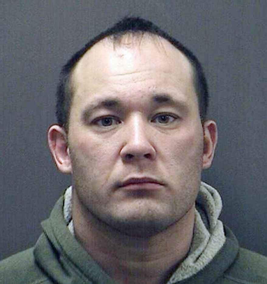 This photo provided by the Hot Springs Police Department shows Nicholas Lewondowski, of Hot Springs, Ark., who is being held Wednesday, Dec. 6, 2017, on suspicion of three counts of capital murder after the bodies of three people were found in an area home. Police Cpl. Kirk Zaner says officers conducting a welfare check found the three bodies Tuesday afternoon. (Hot Springs Police Department via AP)