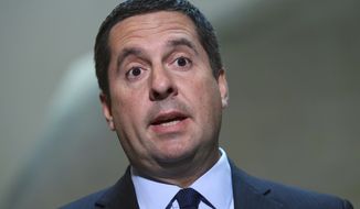 The House Ethics Committee has cleared the chairman of the House intelligence committee on a complaint that he may have leaked classified information. The decision paves the way for Rep. Devin Nunes of California to again lead the intelligence panel&#39;s probe into Russian meddling in the 2016 election. (AP Photo/Susan Walsh, File)