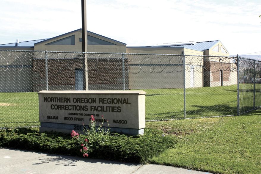 FILE - This undated file photo shows the Northern Oregon Regional Corrections Facility in The Dalles, Ore. The Wasco County Board of Commissioners is demanding action after a report claims the juvenile jail mistreats youth. (The Dalles Chronicle via AP, File)