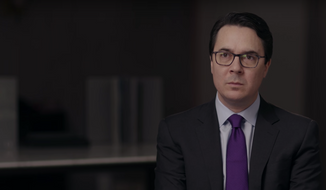 New Yorker reporter Ryan Lizza, seen here in a screen grab from a PBS video from October 2017, was reportedly fired for what the magazine characterized as &quot;improper sexual conduct.&quot;